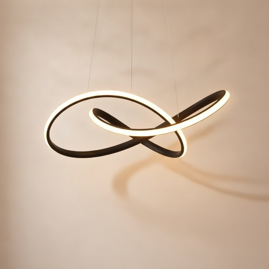 Luminaire Salle à Manger - Ruban Sculptural