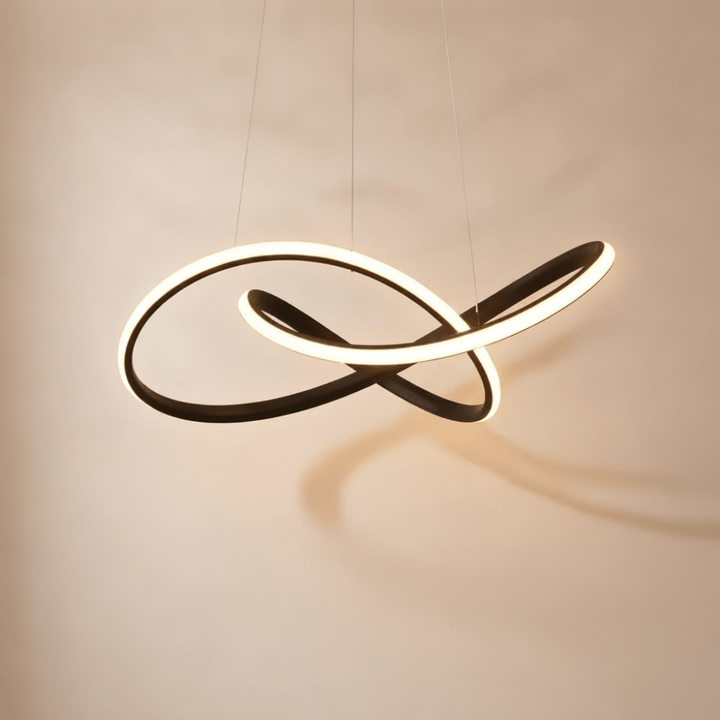 Luminaire Salle à Manger - Ruban Sculptural - Lightora