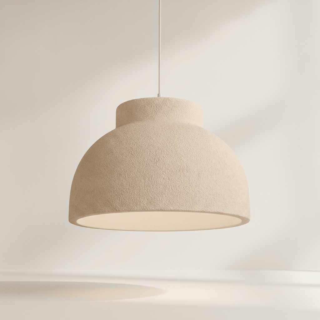 Lustre Chambre - Bol Lunaire Wabi-Sabi - Lightora