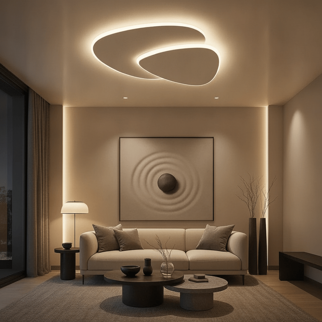 Plafonnier LED - Éclat Minimaliste - Lightora