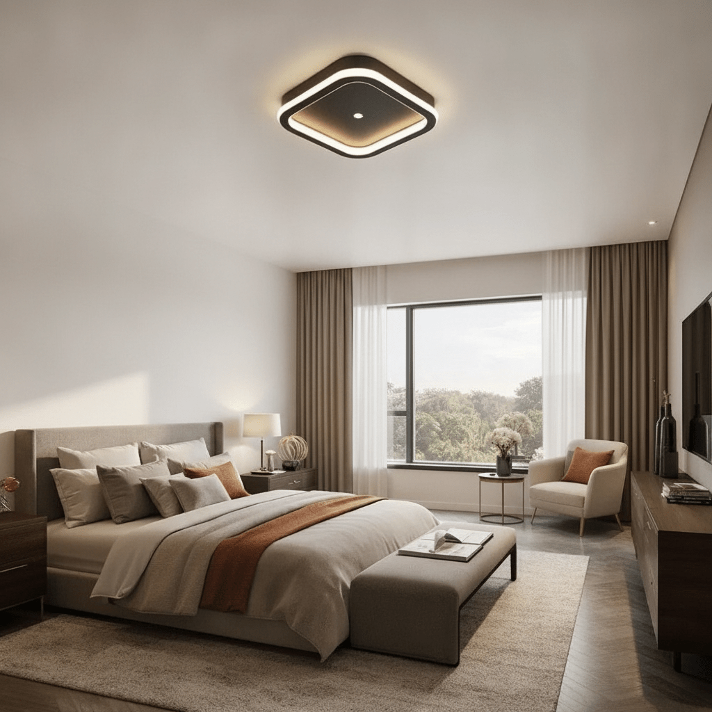 Plafonnier Leds - Halo Sensoriel Moderne - Lightora