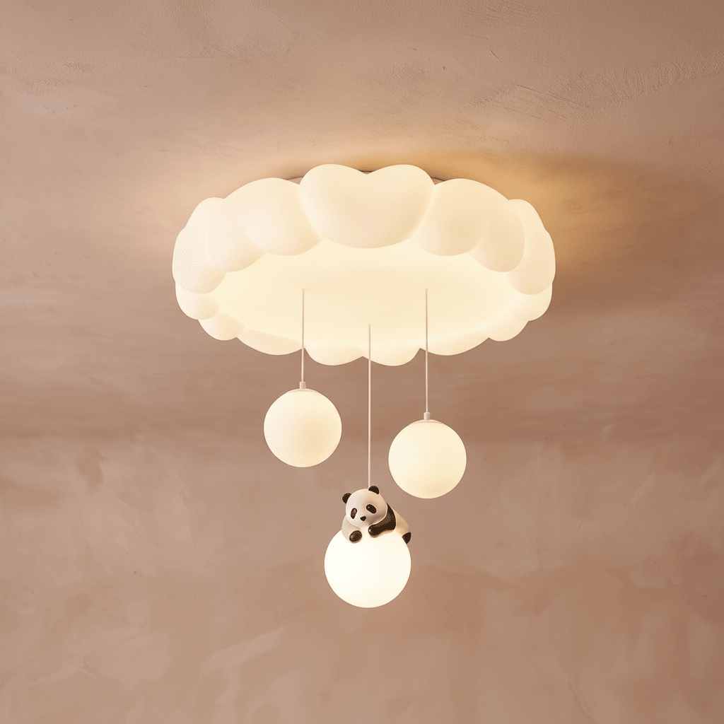 Plafonnier Nuage Enfant LED - Bulle Céleste - Lightora