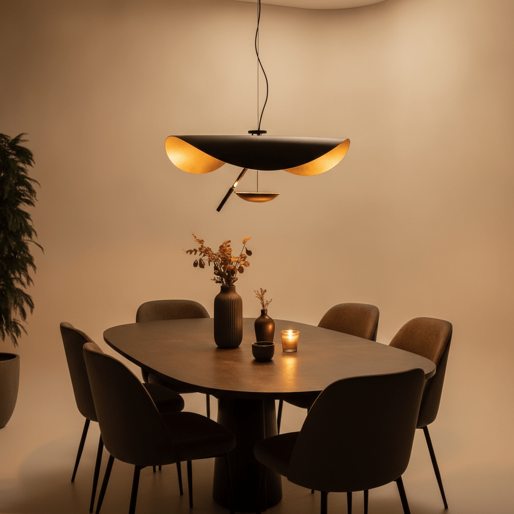Suspension Linéaire LED - Ligne Polie Minimaliste - Lightora