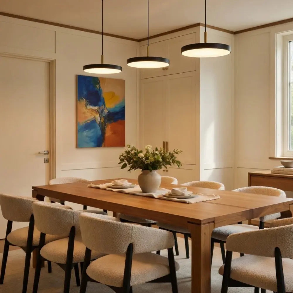 Lampe Suspension Pour Cuisine - Disque Flottant