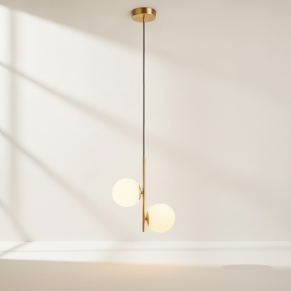 Lampe À Suspension - Sphères Laiton Nocturne