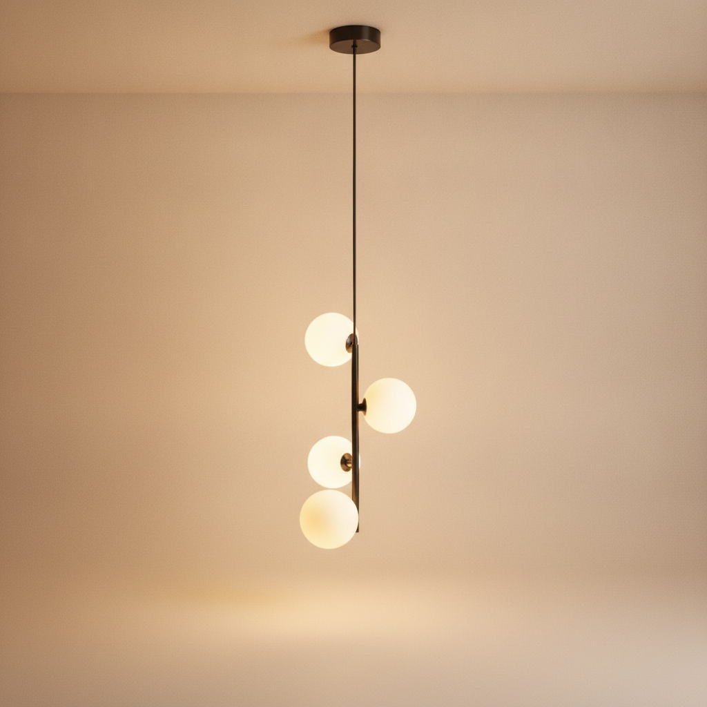 Lampe À Suspension - Sphères Laiton Nocturne