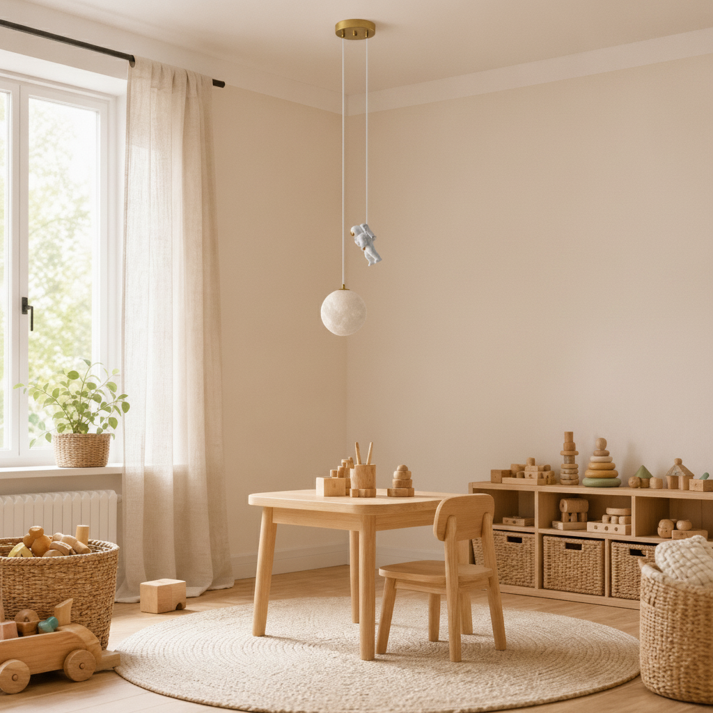 Lampe Astronaute - Voyage en Apesanteur