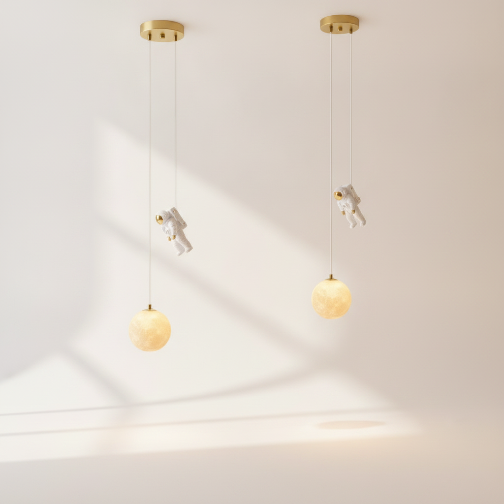 Lampe Astronaute - Voyage en Apesanteur