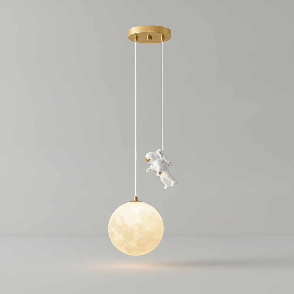 Lampe Astronaute - Voyage en Apesanteur