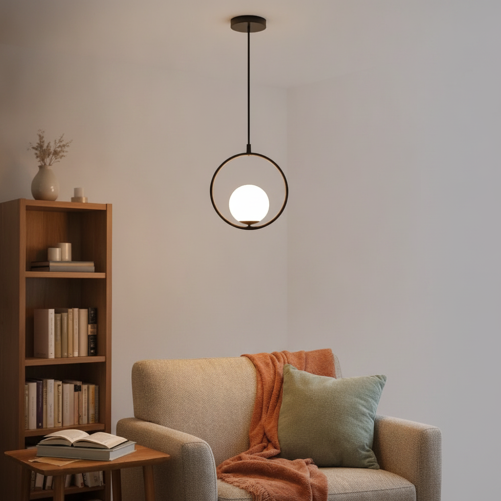 Lampe Suspension - Orbes Graphiques Épure