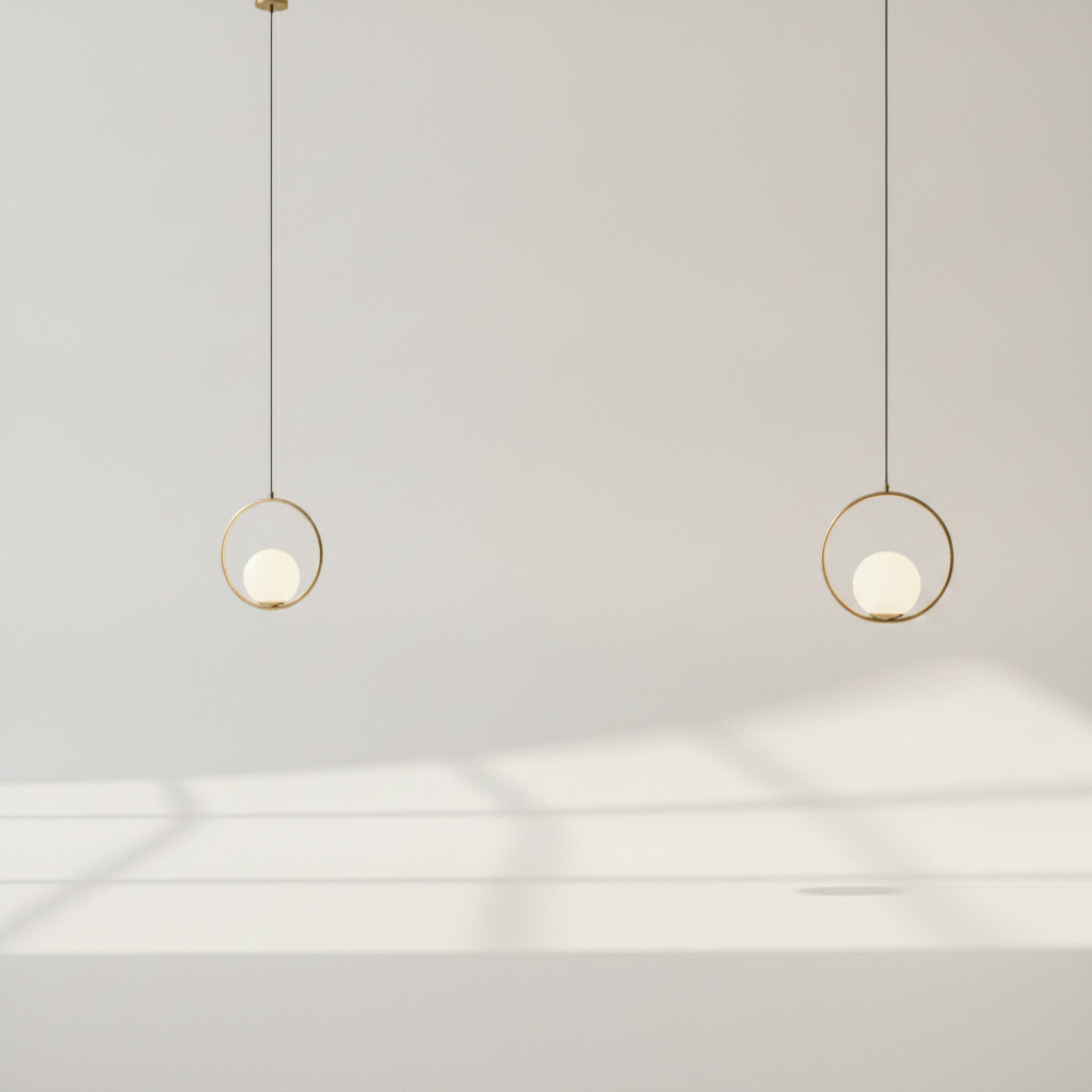 Lampe Suspension - Orbes Graphiques Épure