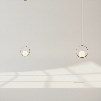 Lampe Suspension - Orbes Graphiques Épure