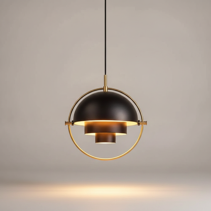 Lampes Suspensions - Dôme Pivotant Doré