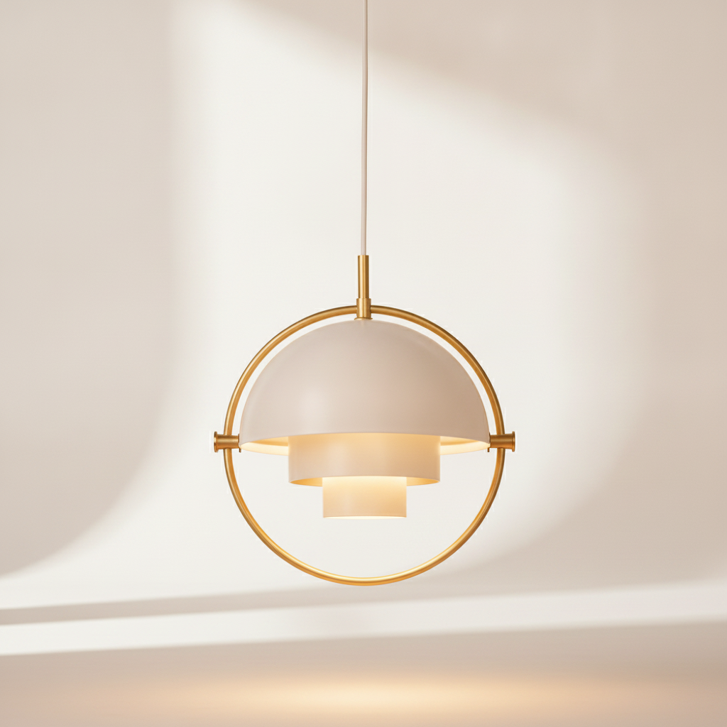 Lampes Suspensions - Dôme Pivotant Doré
