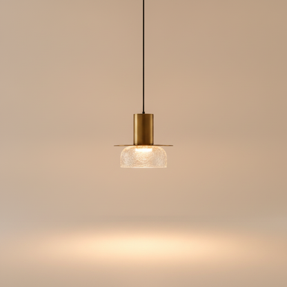 Lampes Suspensions - Verre Fissuré Lueur