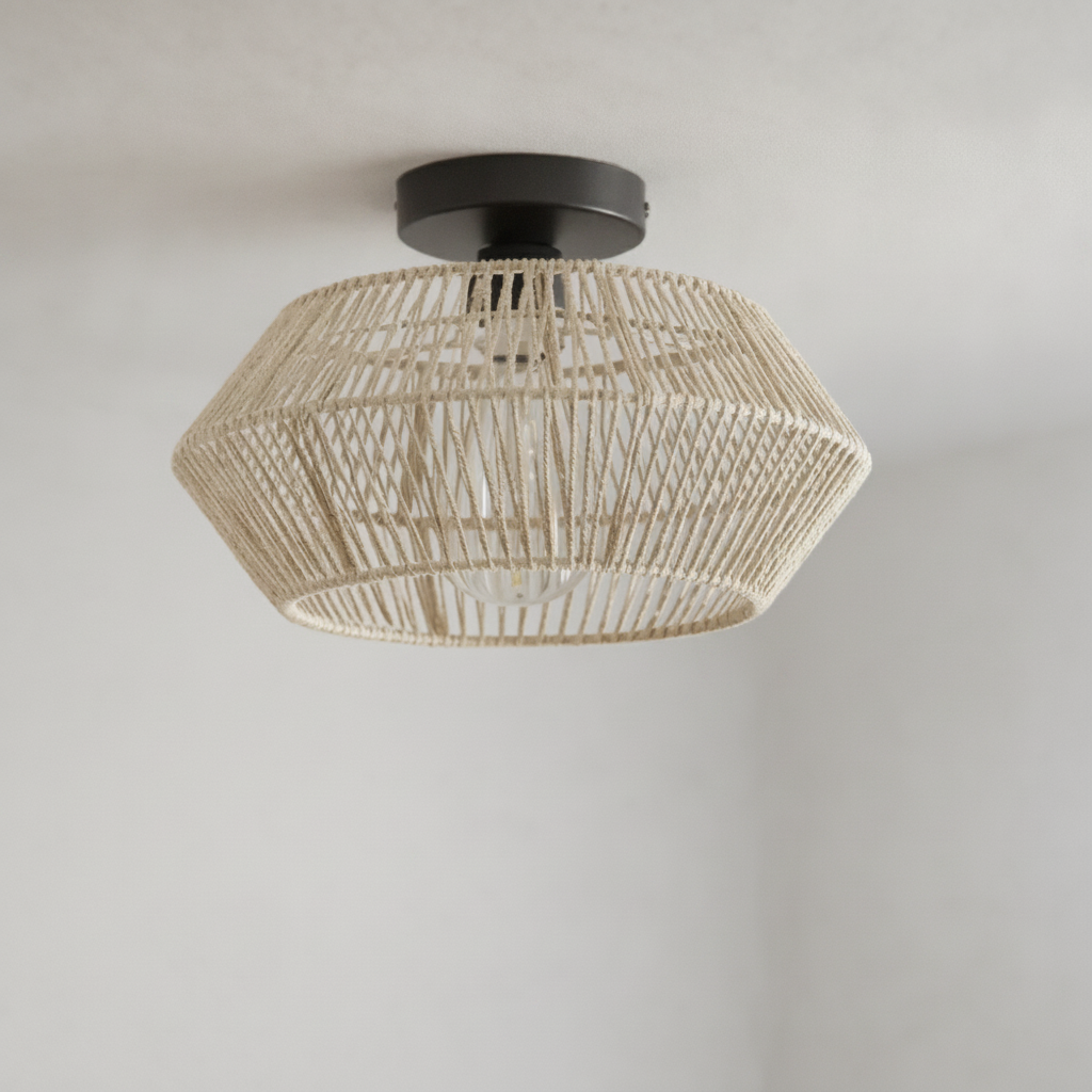 Led Plafonnier - Tissage Bohème Lumineux
