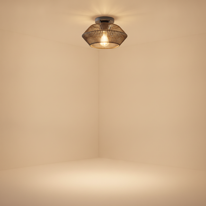 Led Plafonnier - Tissage Bohème Lumineux