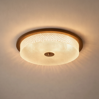 Luminaire Led Plafond - Cristal Noyer Hérité