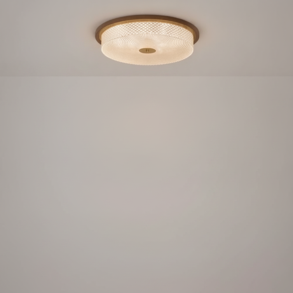 Luminaire Led Plafond - Cristal Noyer Hérité