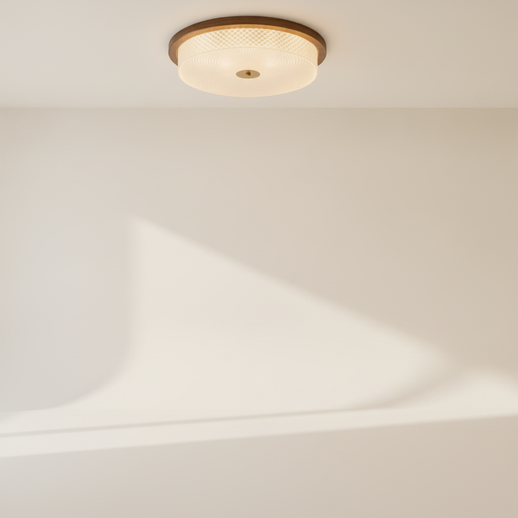 Luminaire Led Plafond - Cristal Noyer Hérité
