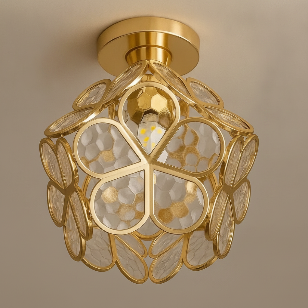 Luminaire Plafonnier Verre - Lueur Élégante