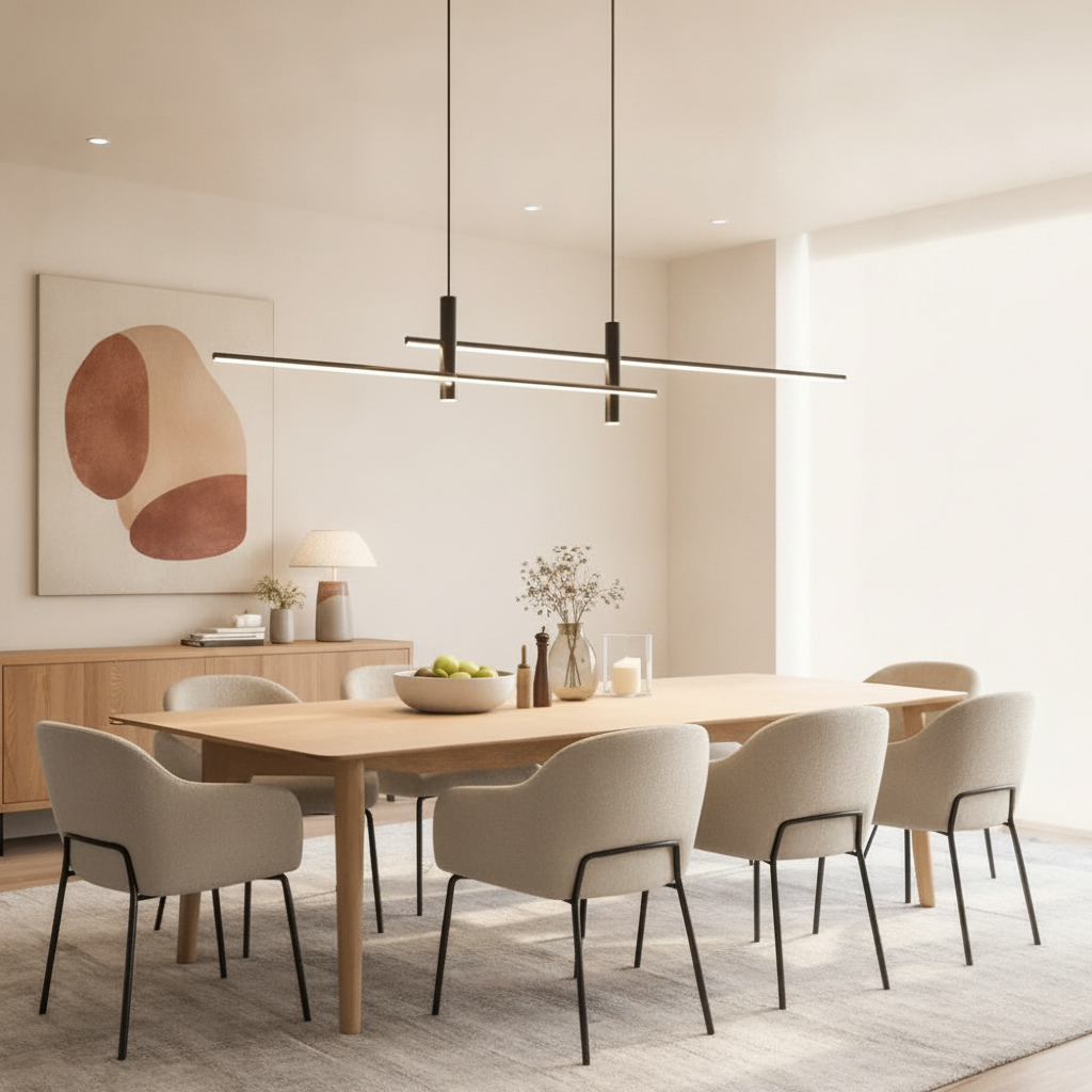 Luminaire pour salle à manger - Halo Suspendu Chic