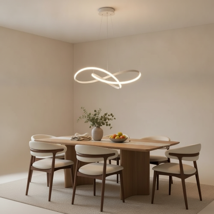 Luminaire Salle à Manger - Ruban Sculptural
