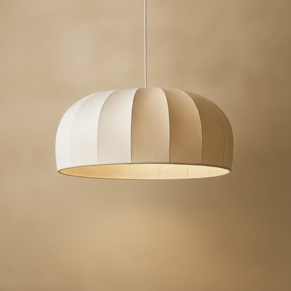 Luminaire Suspension Blanc - Tressage Bohème Lumineux