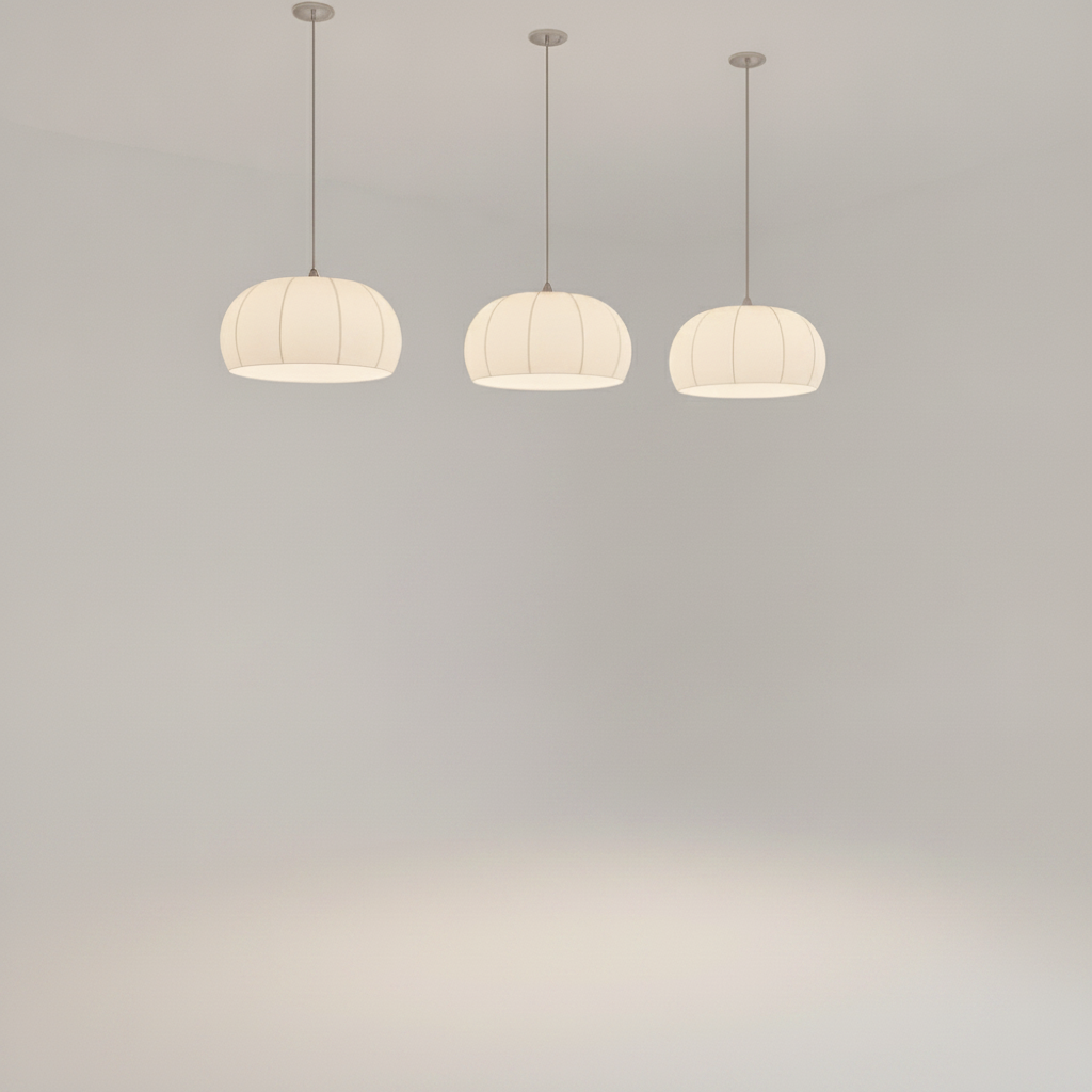 Luminaire Suspension Blanc - Tressage Bohème Lumineux