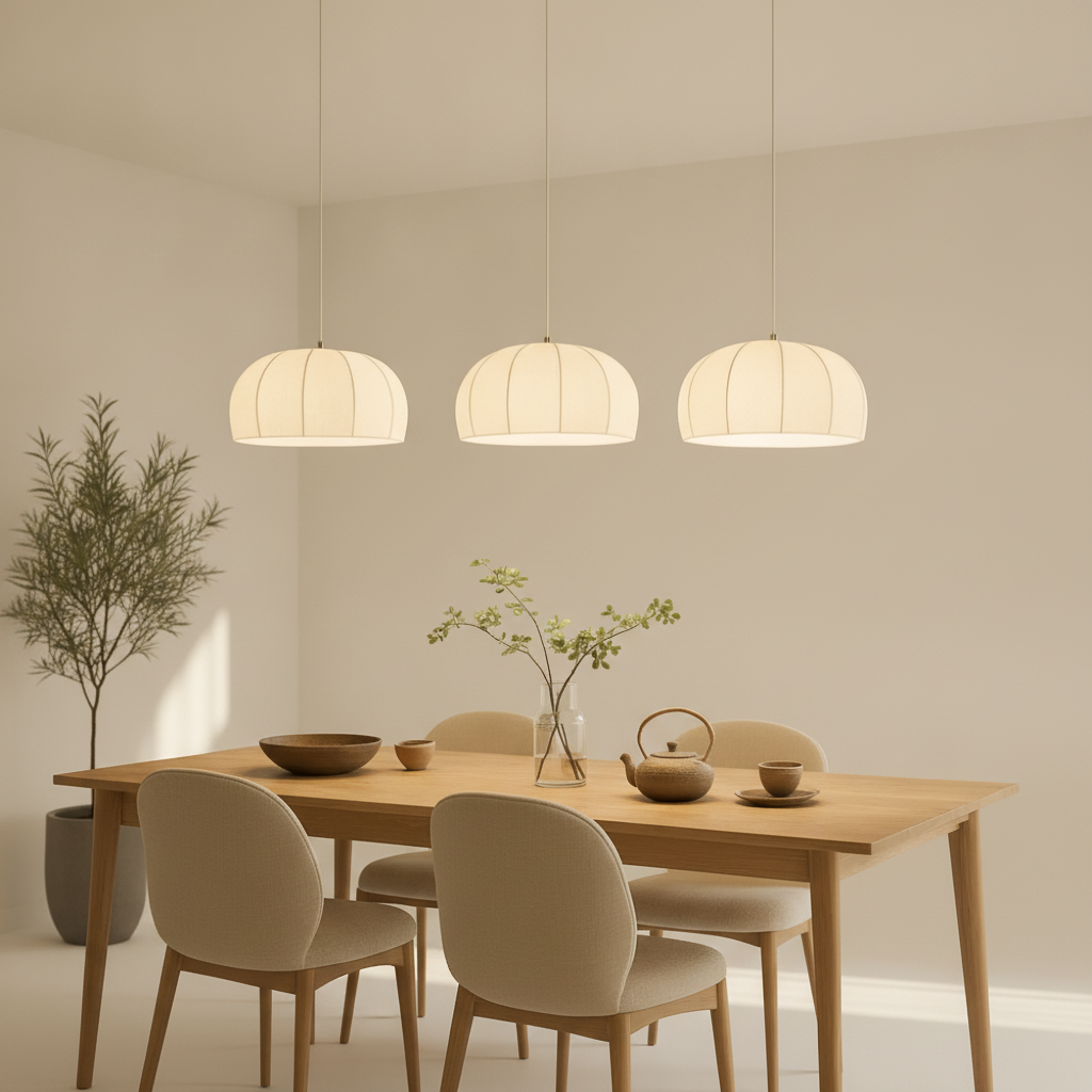 Luminaire Suspension Blanc - Tressage Bohème Lumineux