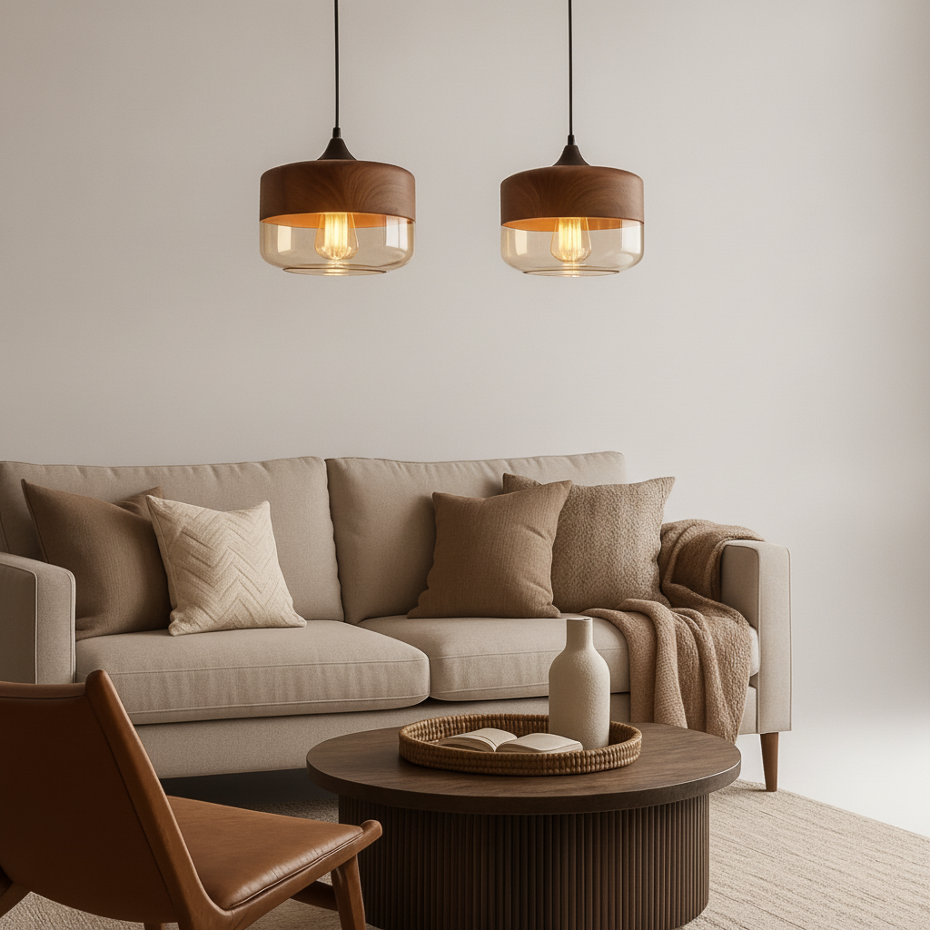 Luminaire Suspension Design - Éclat Apaisant