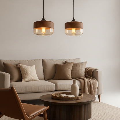 Luminaire Suspension Design - Éclat Apaisant