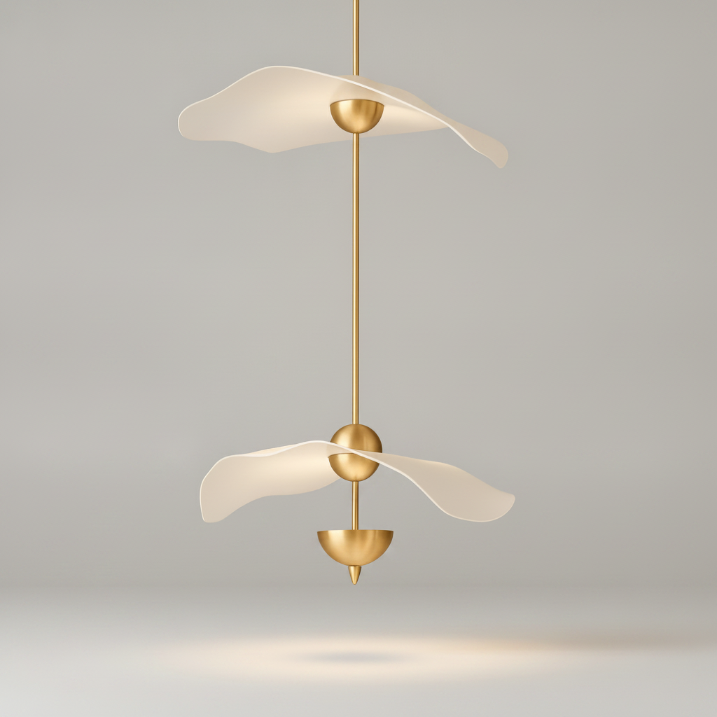 Luminaire Suspension Design Italien - Pétales Lotus Aériens