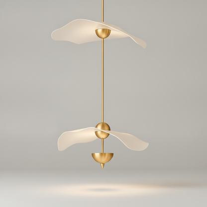 Luminaire Suspension Design Italien - Pétales Lotus Aériens