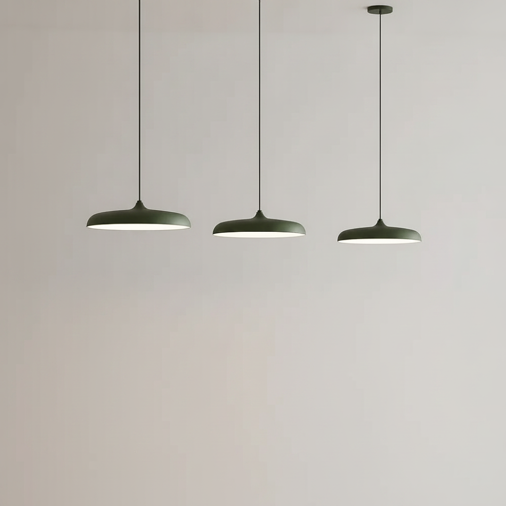 Luminaire Suspension Industriel - Coupole Métal Vintage