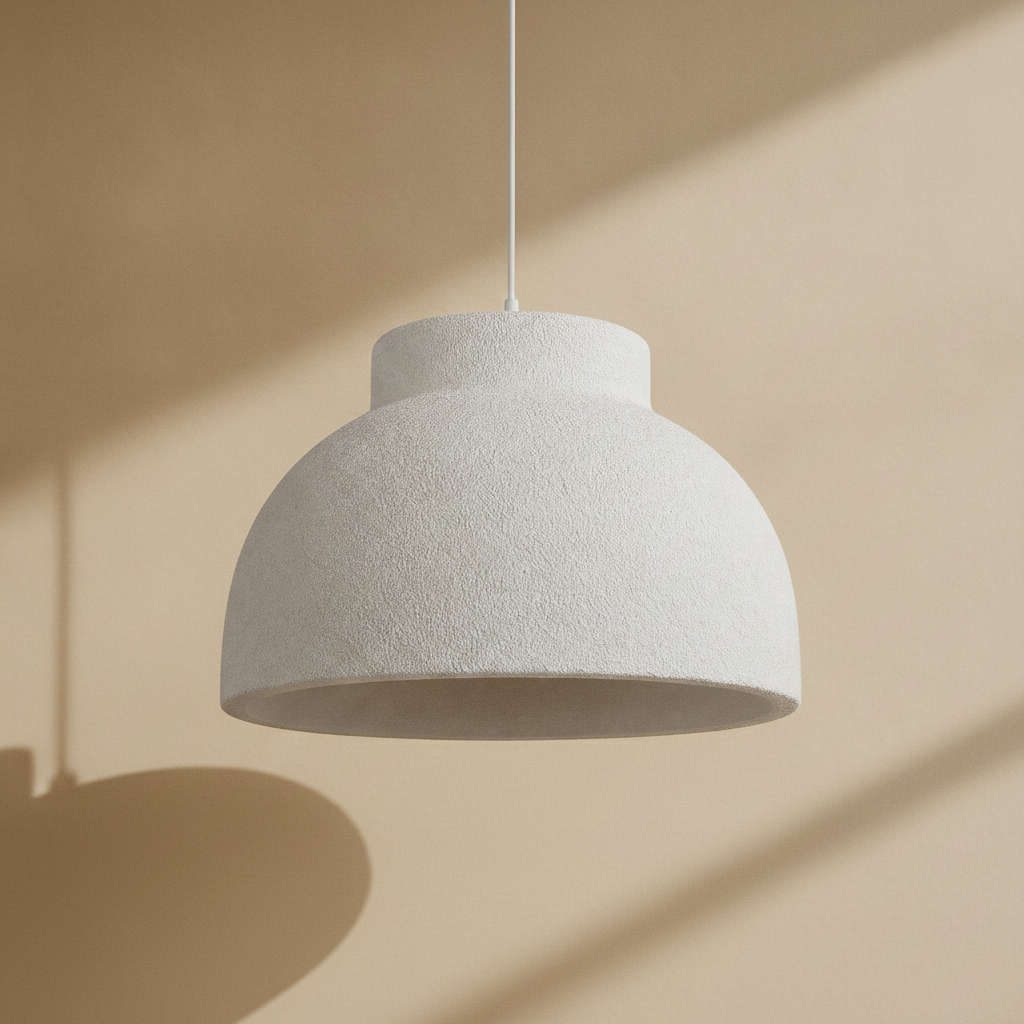 Lustre Chambre - Bol Lunaire Wabi-Sabi