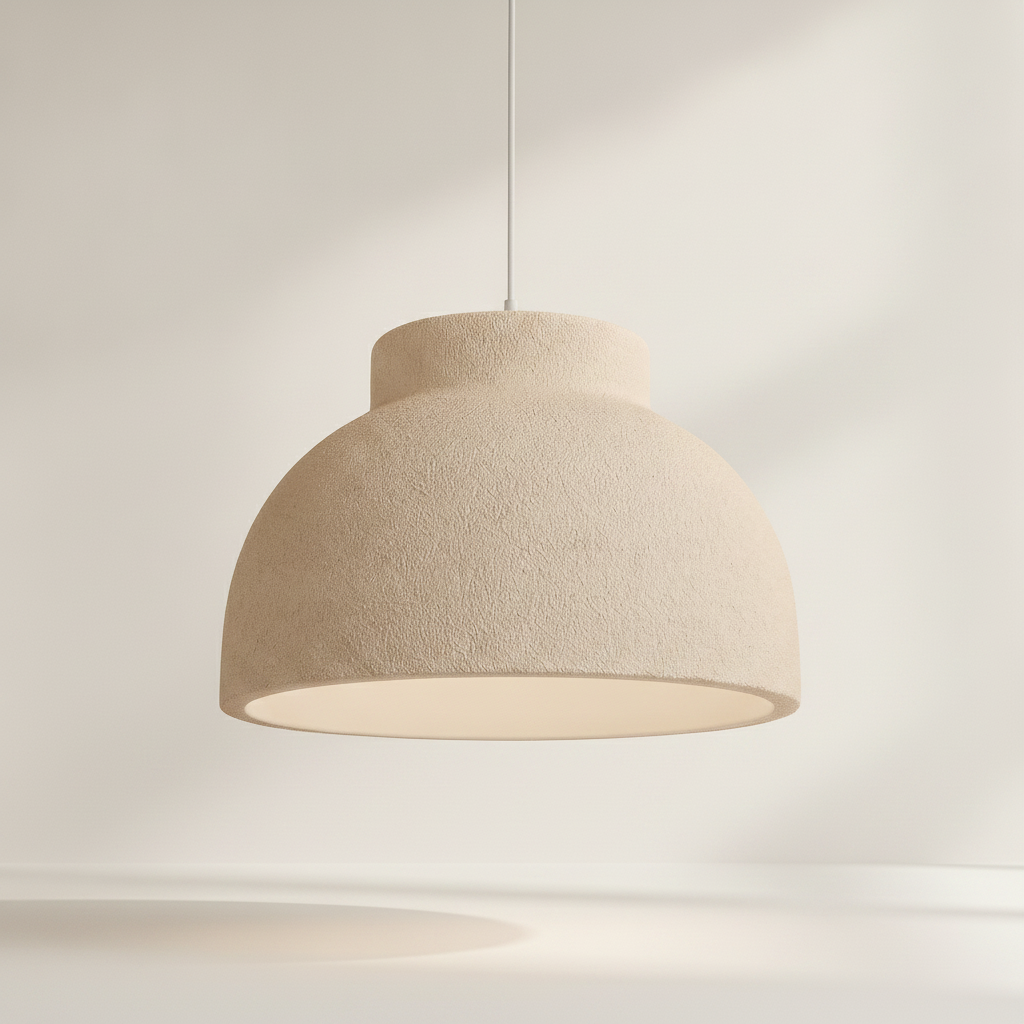 Lustre Chambre - Bol Lunaire Wabi-Sabi