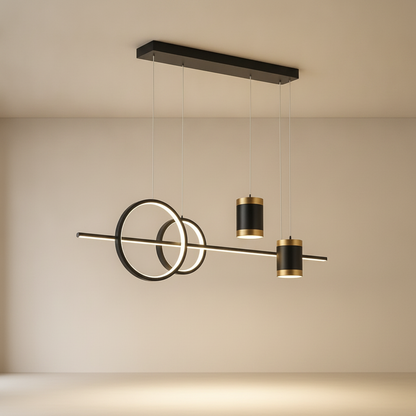 Manger Suspension Luminaire - Ligne Lumineuse Épurée