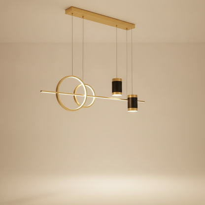Manger Suspension Luminaire - Ligne Lumineuse Épurée