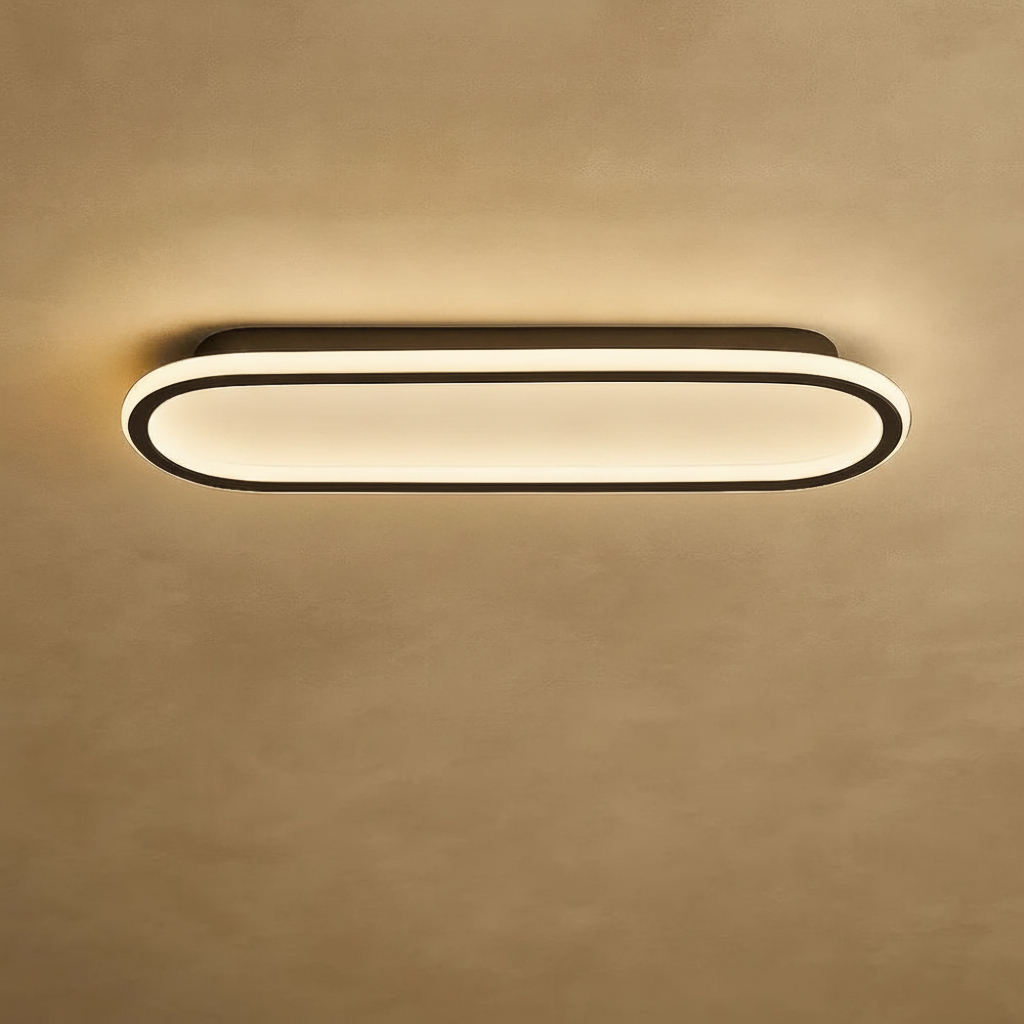 Plafonnier À Led - Ligne Lumineuse Contemporaine