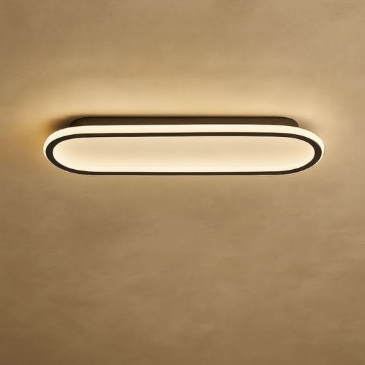 Plafonnier À Led - Ligne Lumineuse Contemporaine