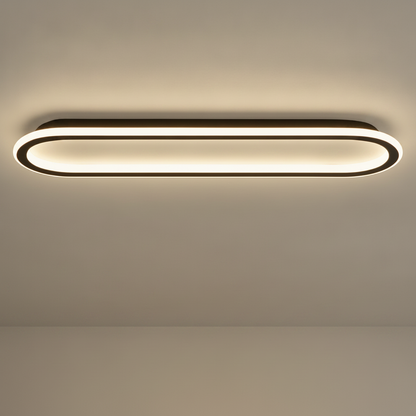 Plafonnier À Led - Ligne Lumineuse Contemporaine