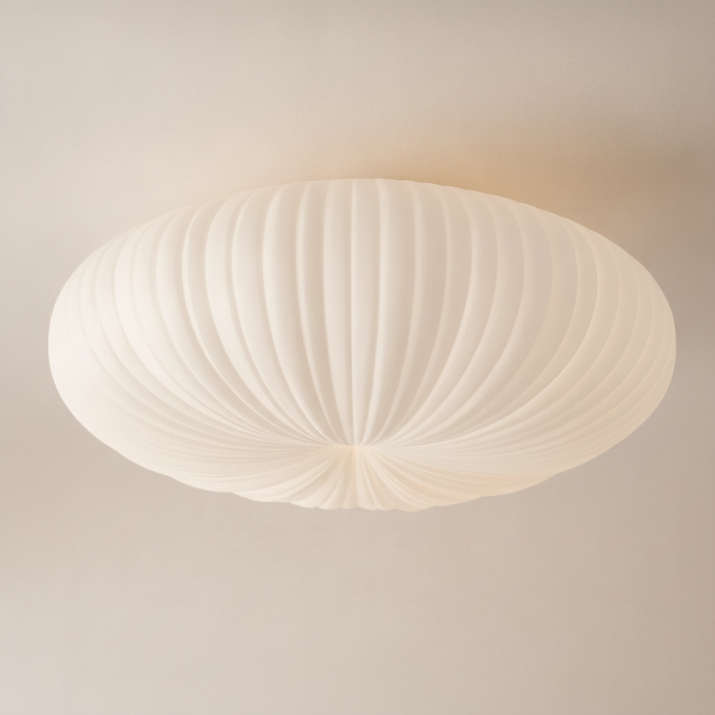 Plafonnier Blanc - Halo Nuage Sculpté