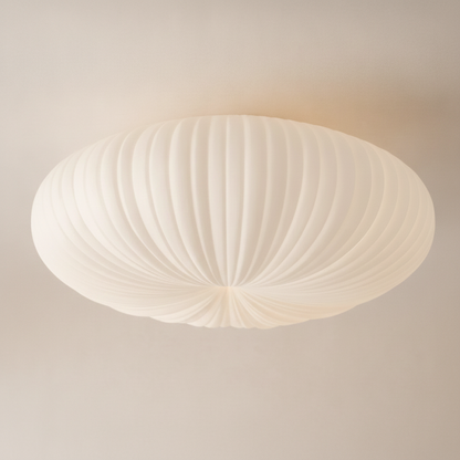 Plafonnier Blanc - Halo Nuage Sculpté
