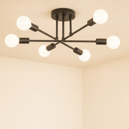 Plafonnier Led Moderne - Cercle Métal Contemporain