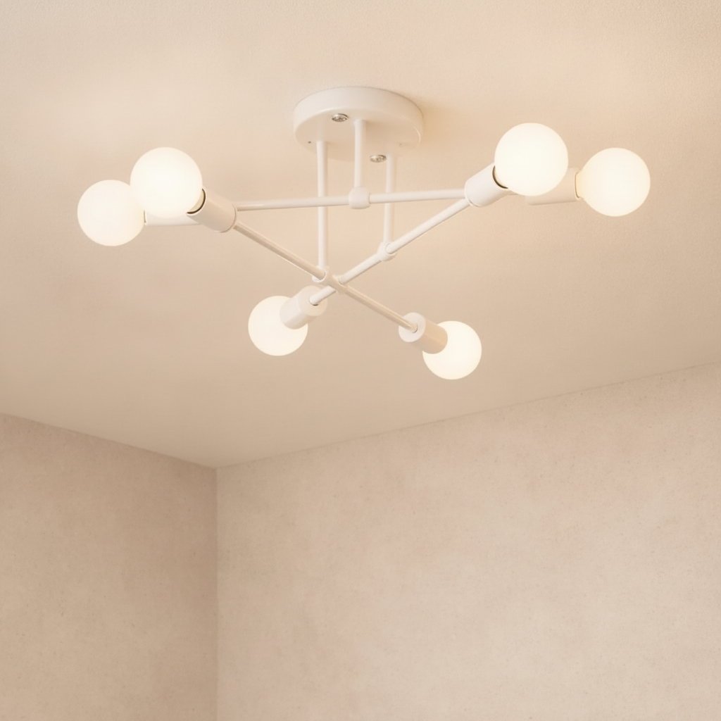 Plafonnier Led Moderne - Cercle Métal Contemporain