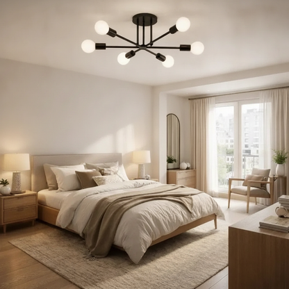 Plafonnier Led Moderne - Cercle Métal Contemporain