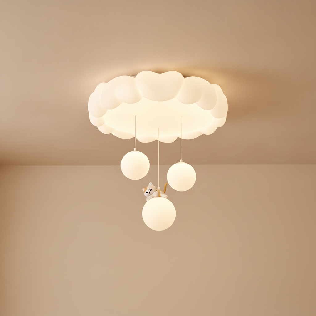 Plafonnier Nuage Enfant LED - Bulle Céleste