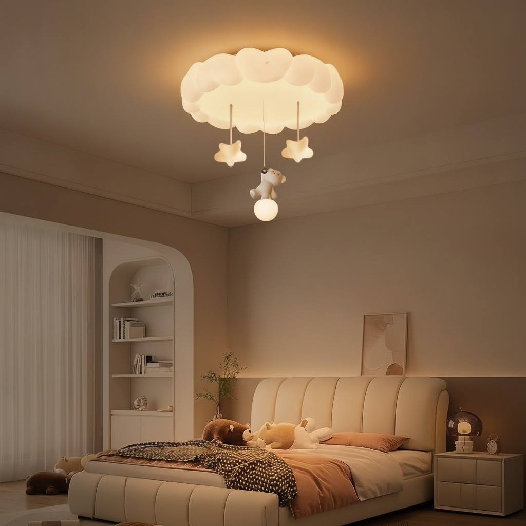 Plafonnier Nuage Enfant LED - Bulle Céleste