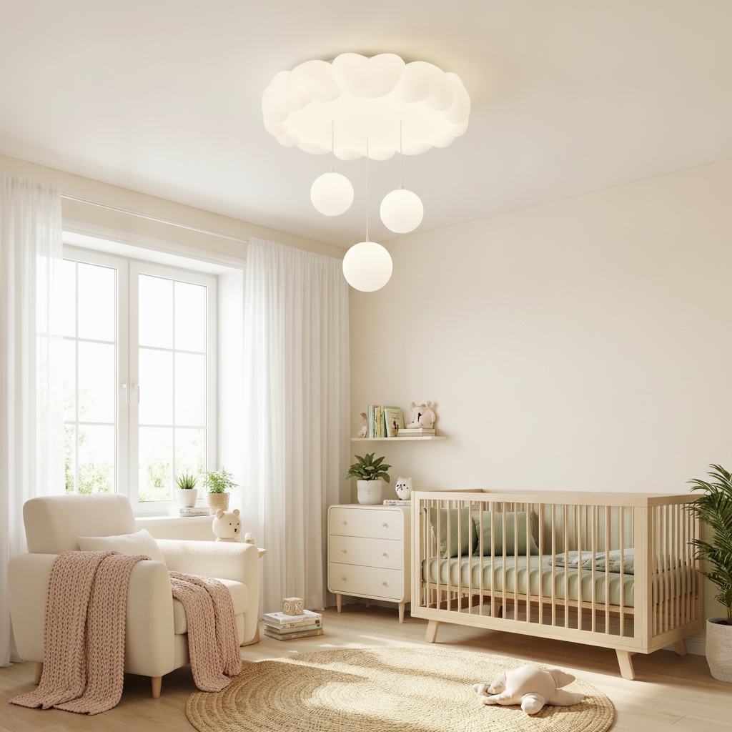 Plafonnier Nuage Enfant LED - Bulle Céleste